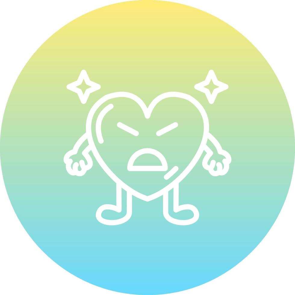 Persevering Heart Balanced User Interface Element vector