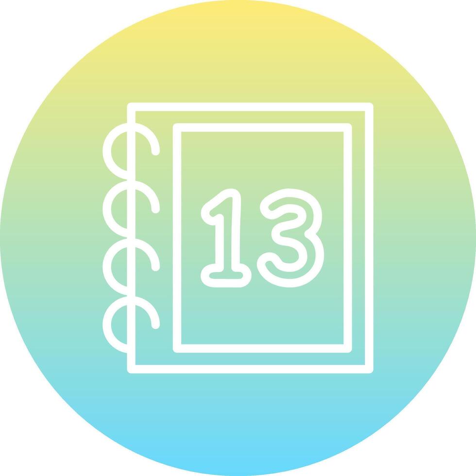 Math Thirteen Sharp Digital Graphic Layout vector