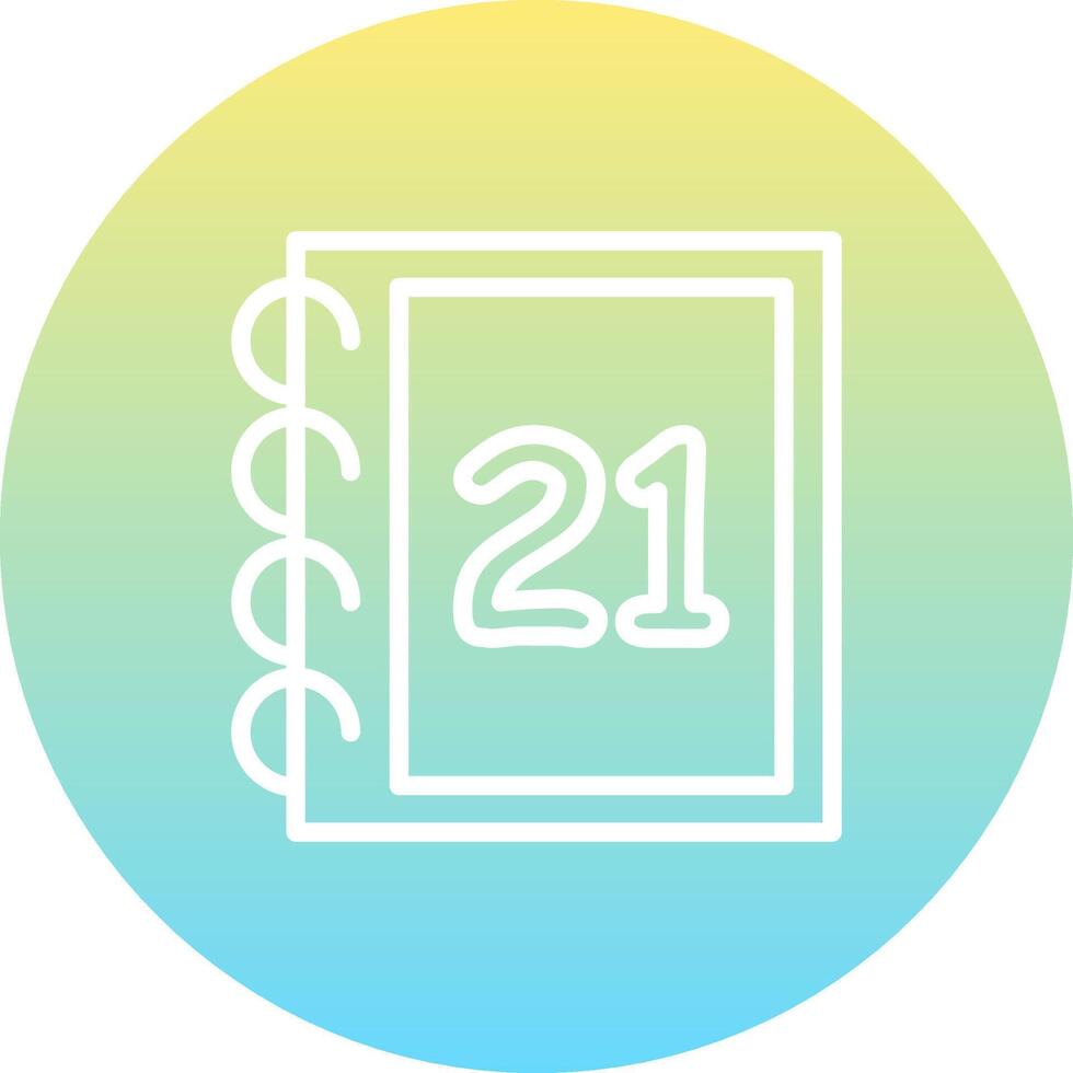 Math Twenty One High Impact Visual Asset vector