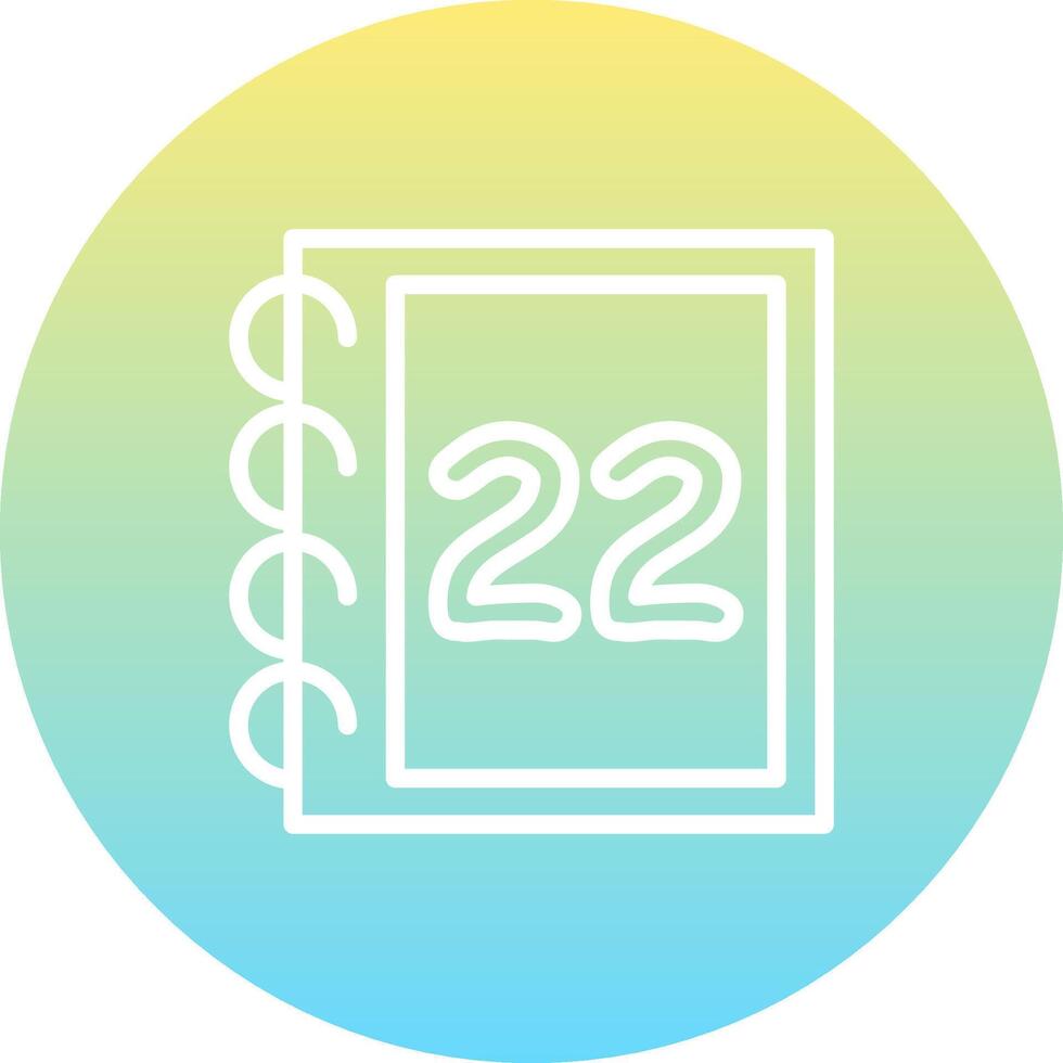 Math Twenty Two Distinctive Creative Design Layout vector