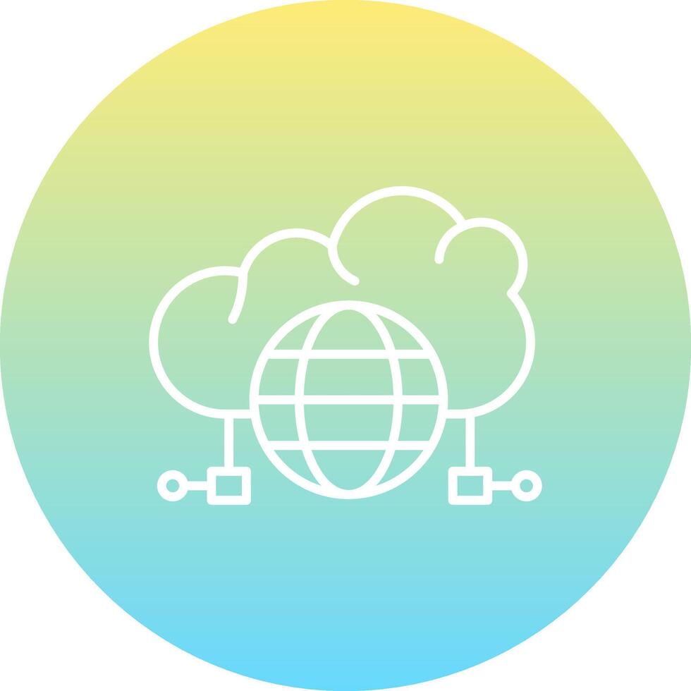 Public Cloud Balanced User Interface Element vector