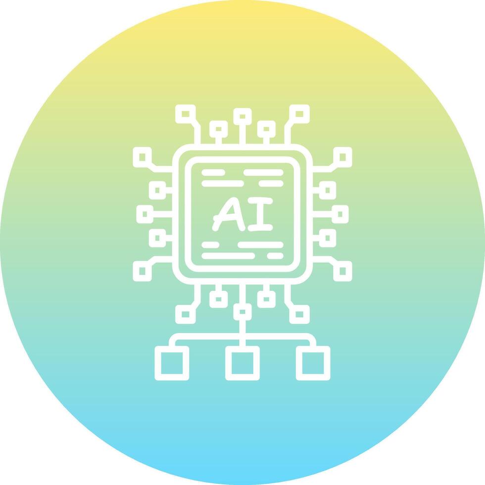 AI Algorithm Fluid Mobile UI Design vector