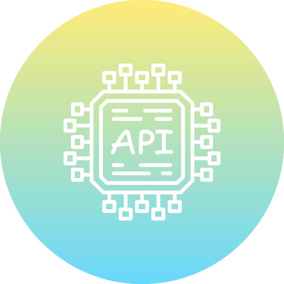 ai api claro mínimo gráfico diseño vector