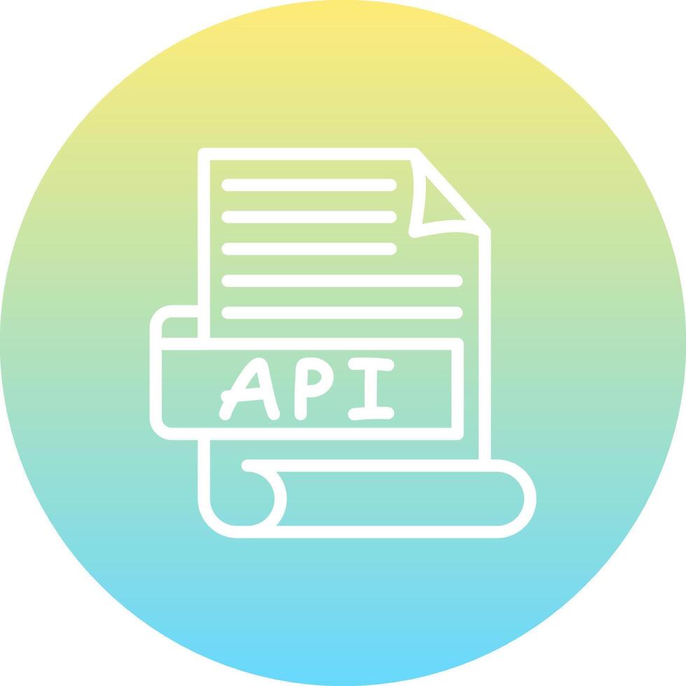 API Professional Branding Graphic Layout vector