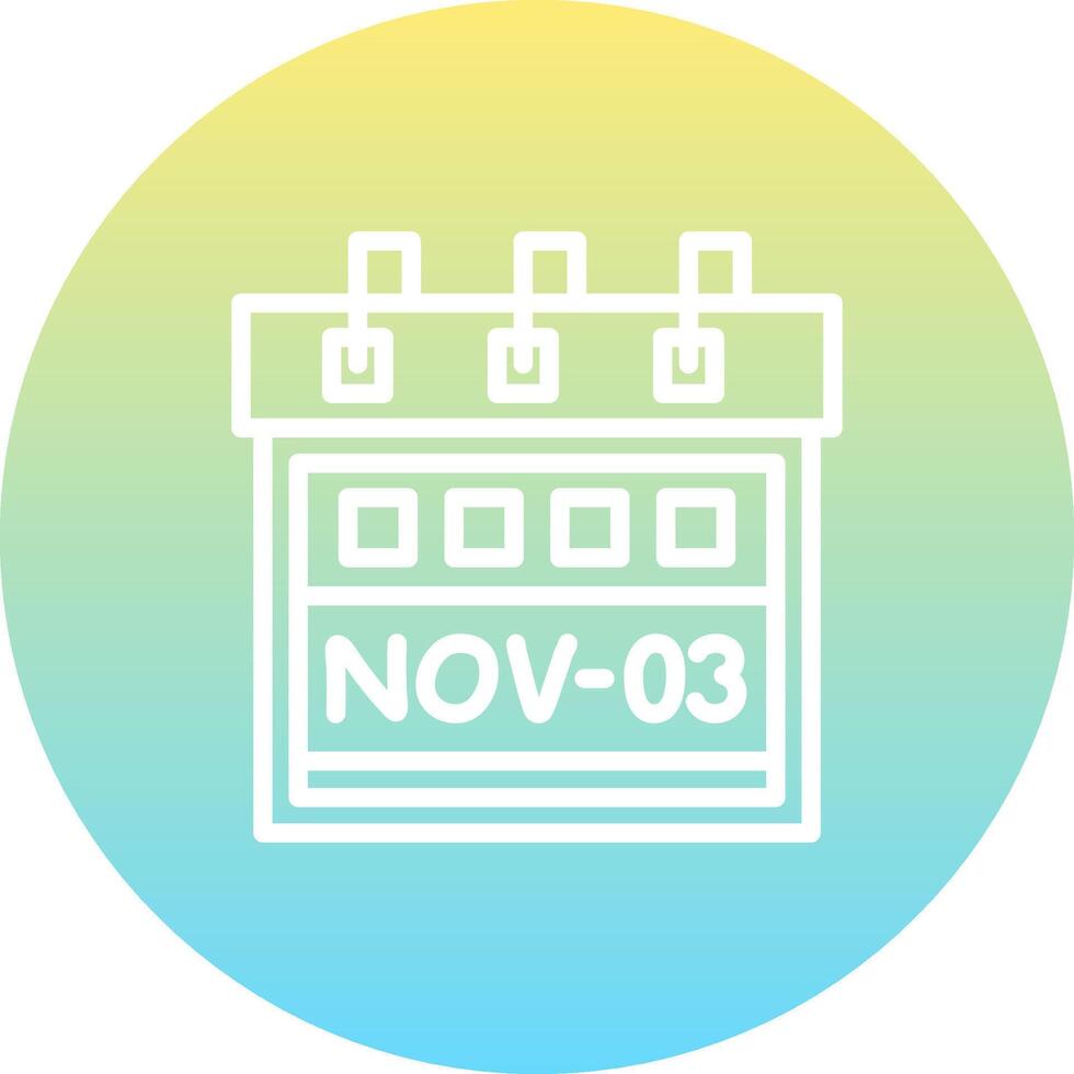 Third November Sharp Creative Design Object vector