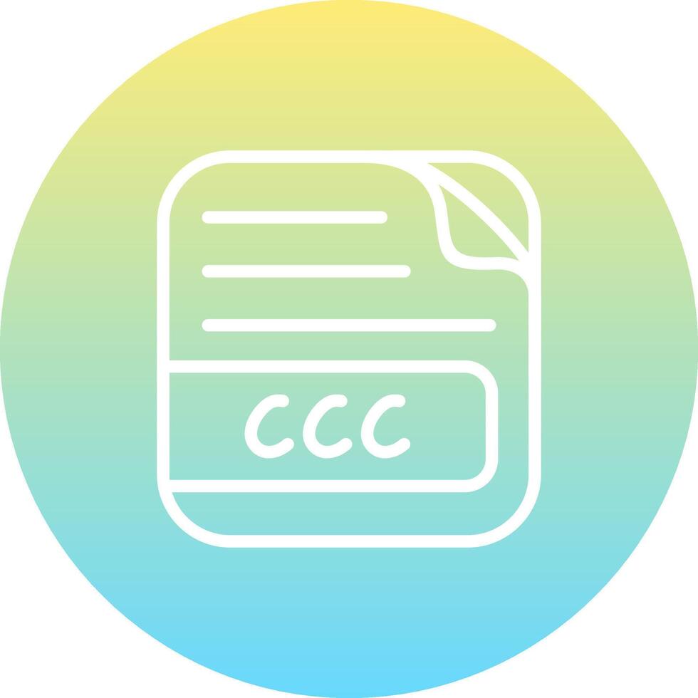 CCC File Creative Web Graphic Object vector