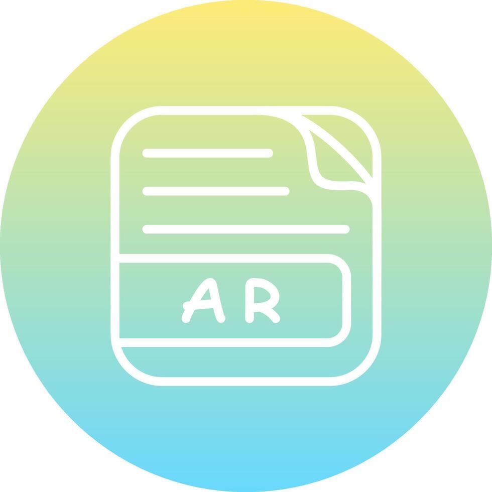AR File Custom User Interface Layout vector