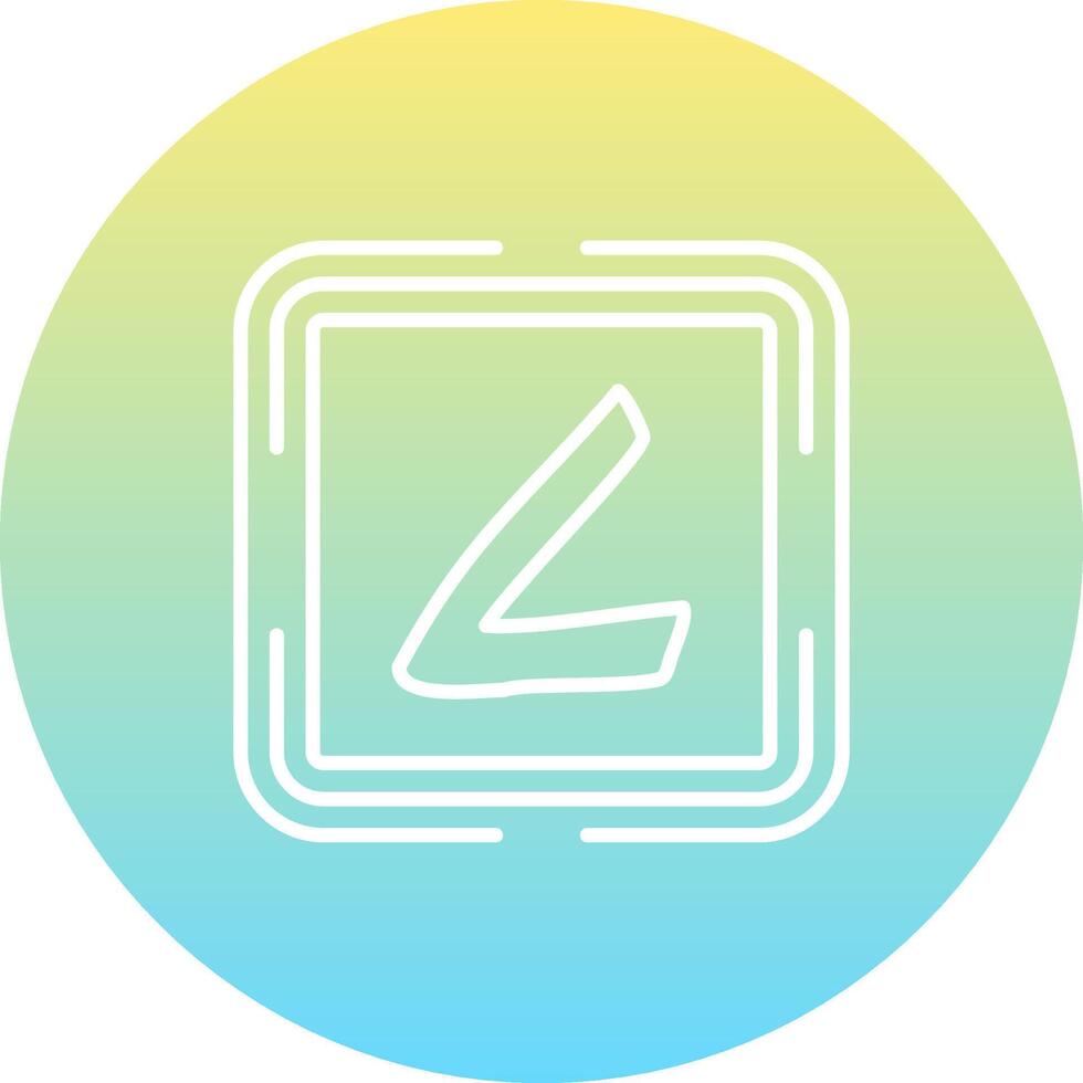 urdu Siete distintivo web gráfico elemento vector