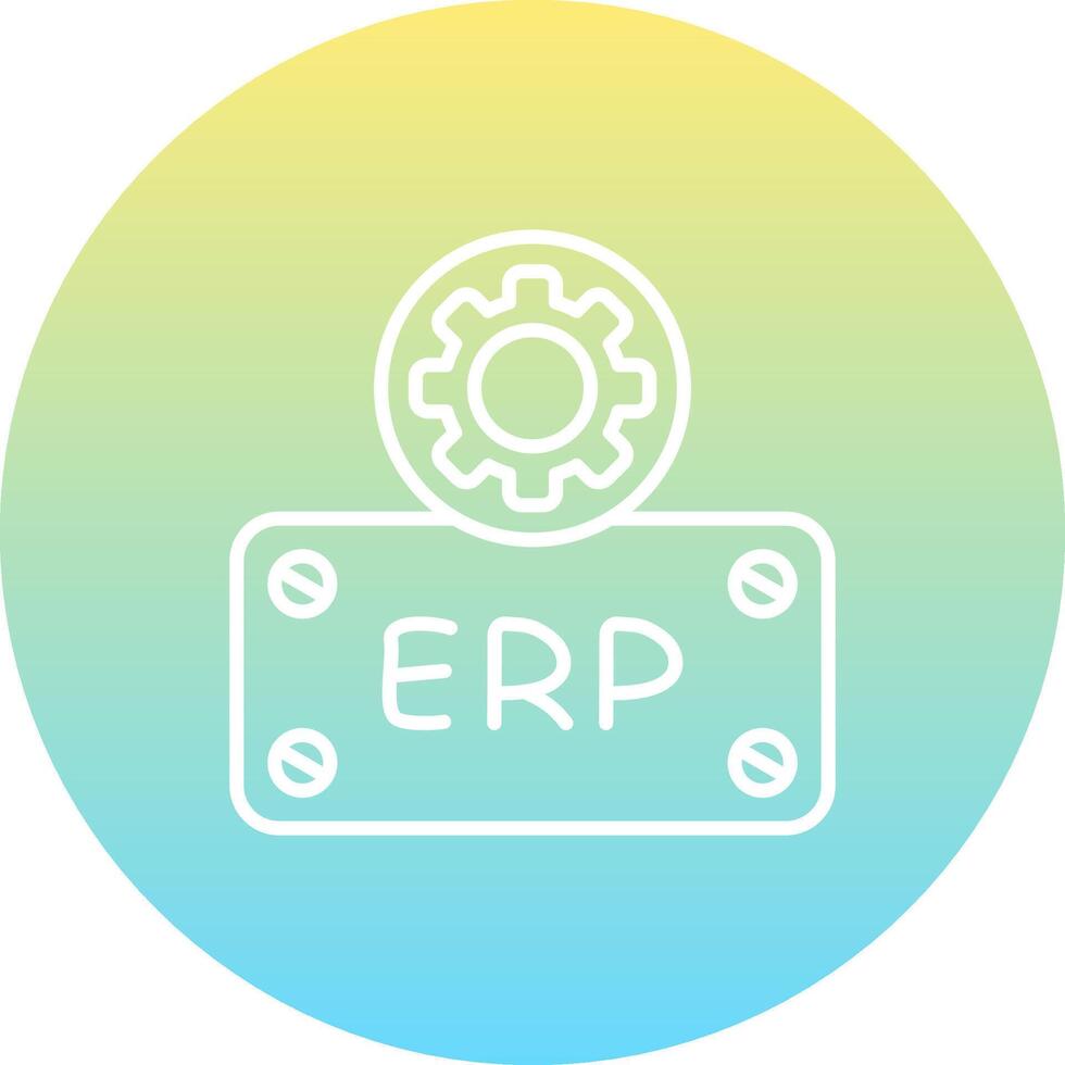 erp versátil ui diseño activo vector