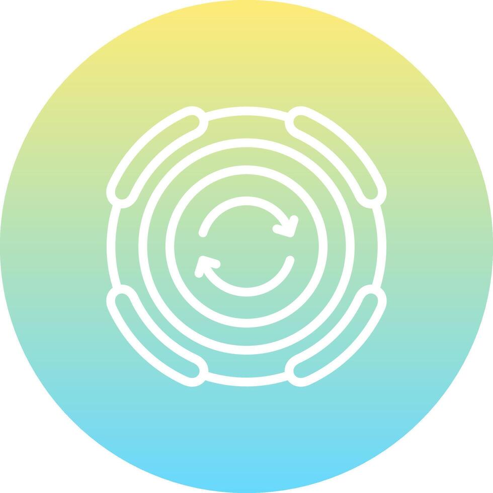 Recycle Elegant Visual Design Object vector