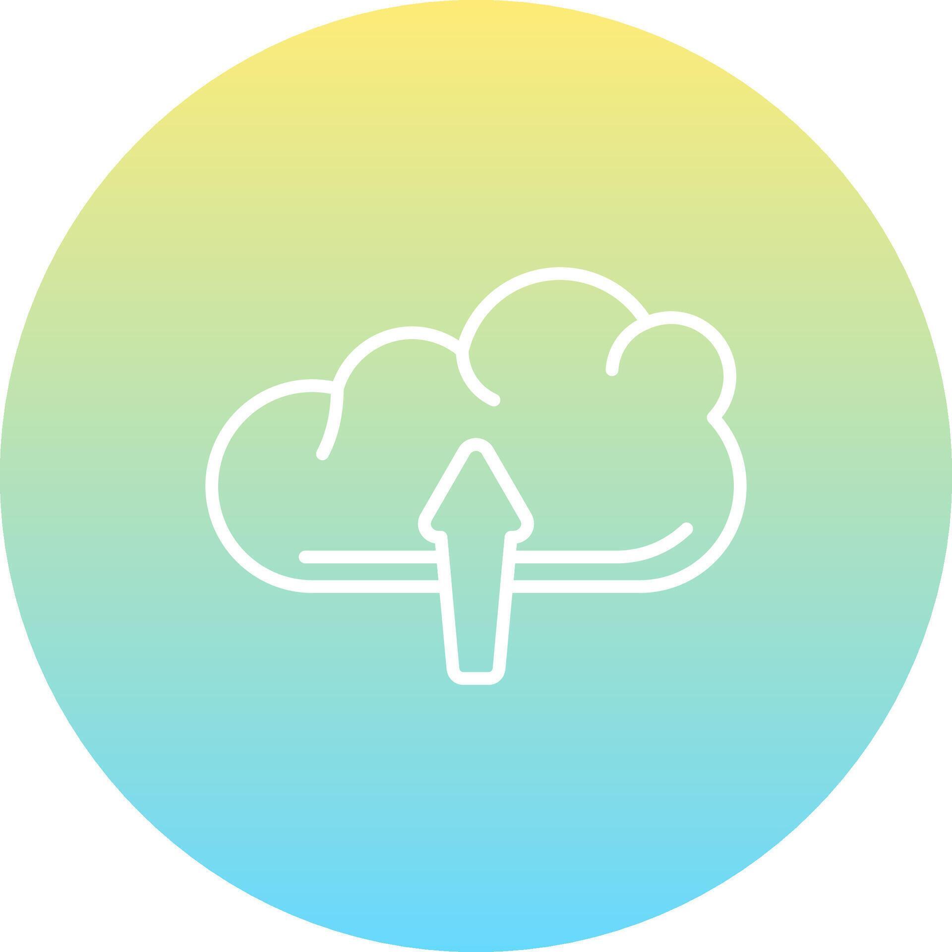 Cloud Upload Innovative User Interface Shape 71747153 Vector Art at ...