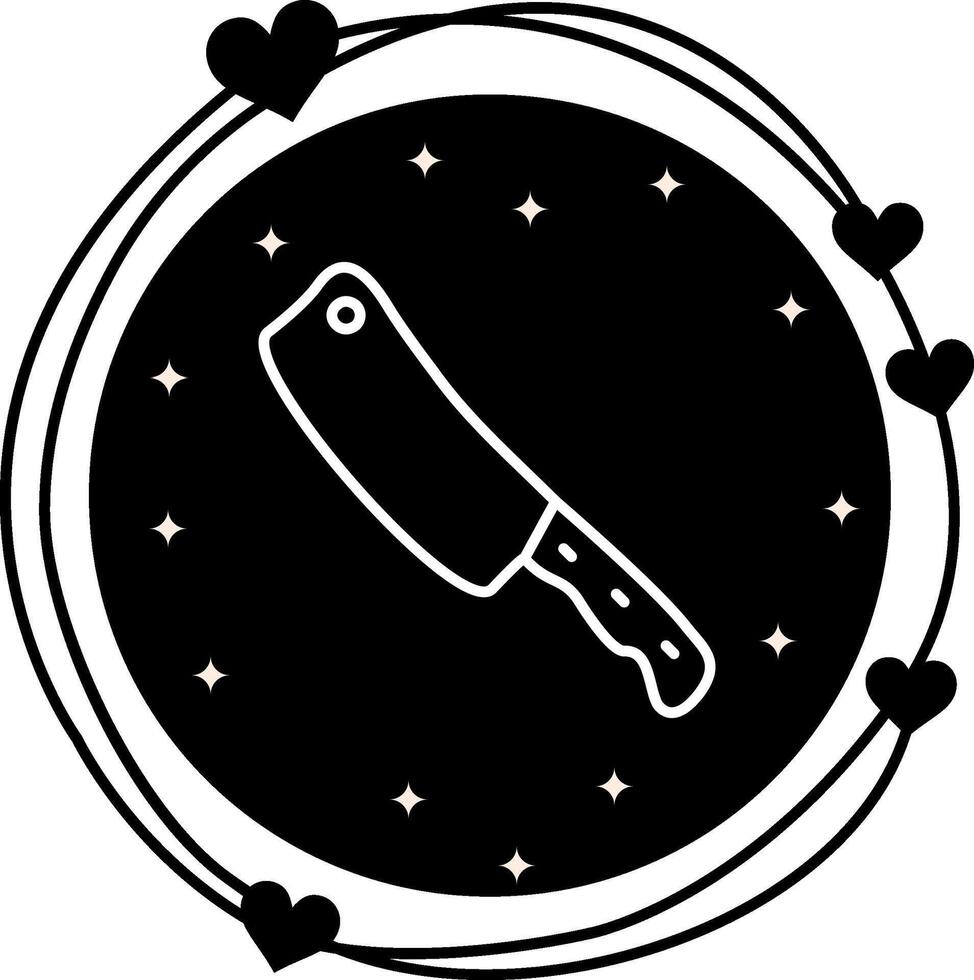 Butcher Cutter Custom User Interface Design vector