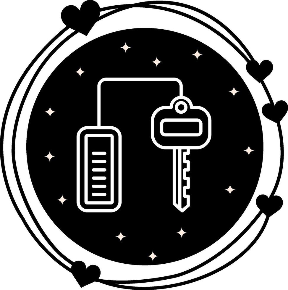 Composite Key Unique Modern Design Form vector