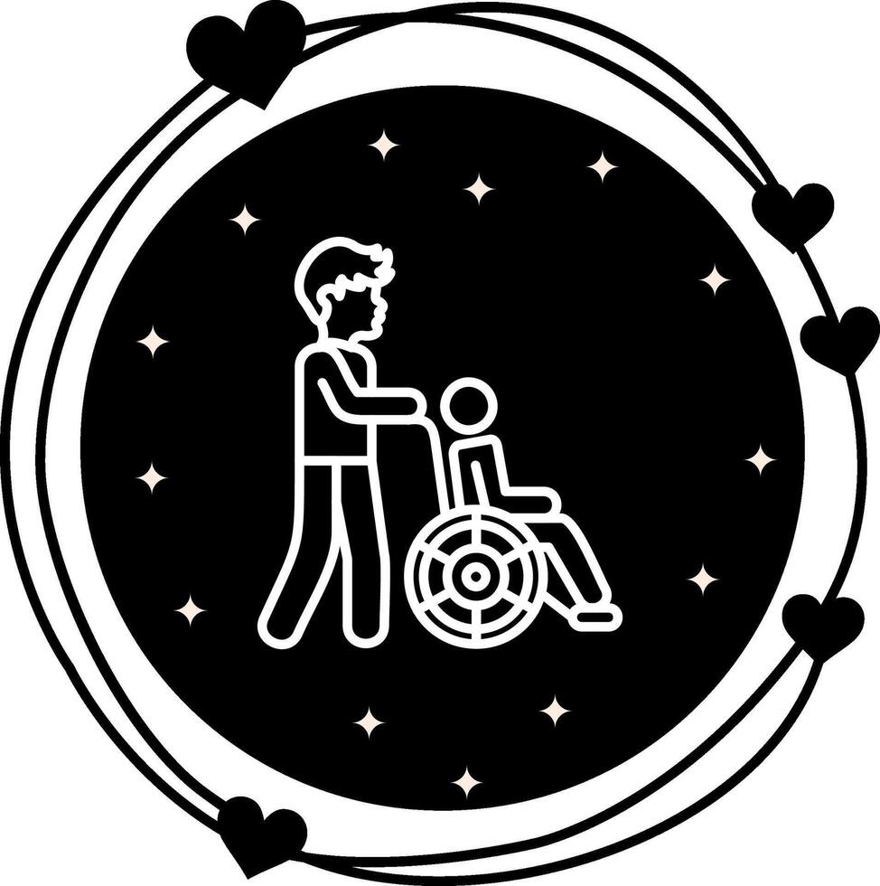 Disabled Elegant Visual Art Object vector