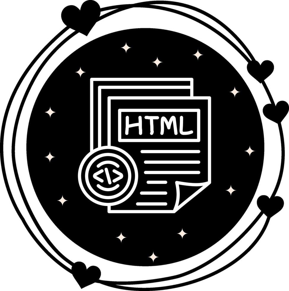 Html File Creative Web Interface Graphic vector