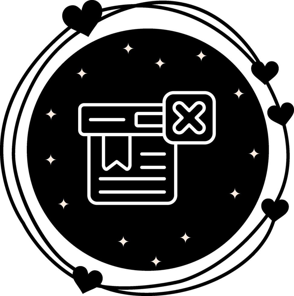 Order Cancel Versatile User Interface Symbol vector