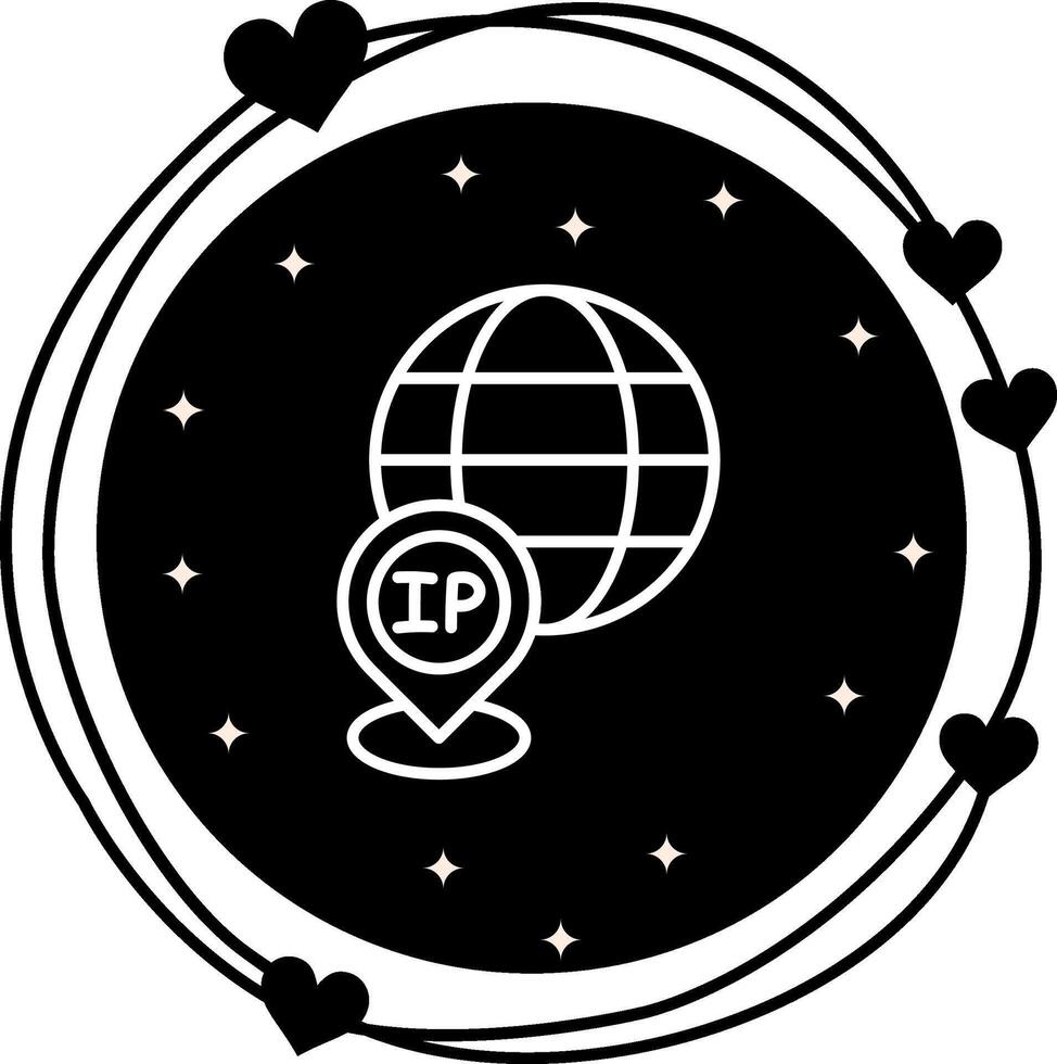 IP Address Scalable Product Design Symbol vector