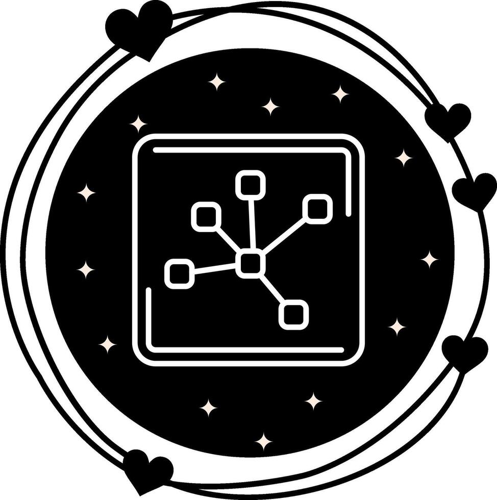 Network Hub High Resolution Design Object vector