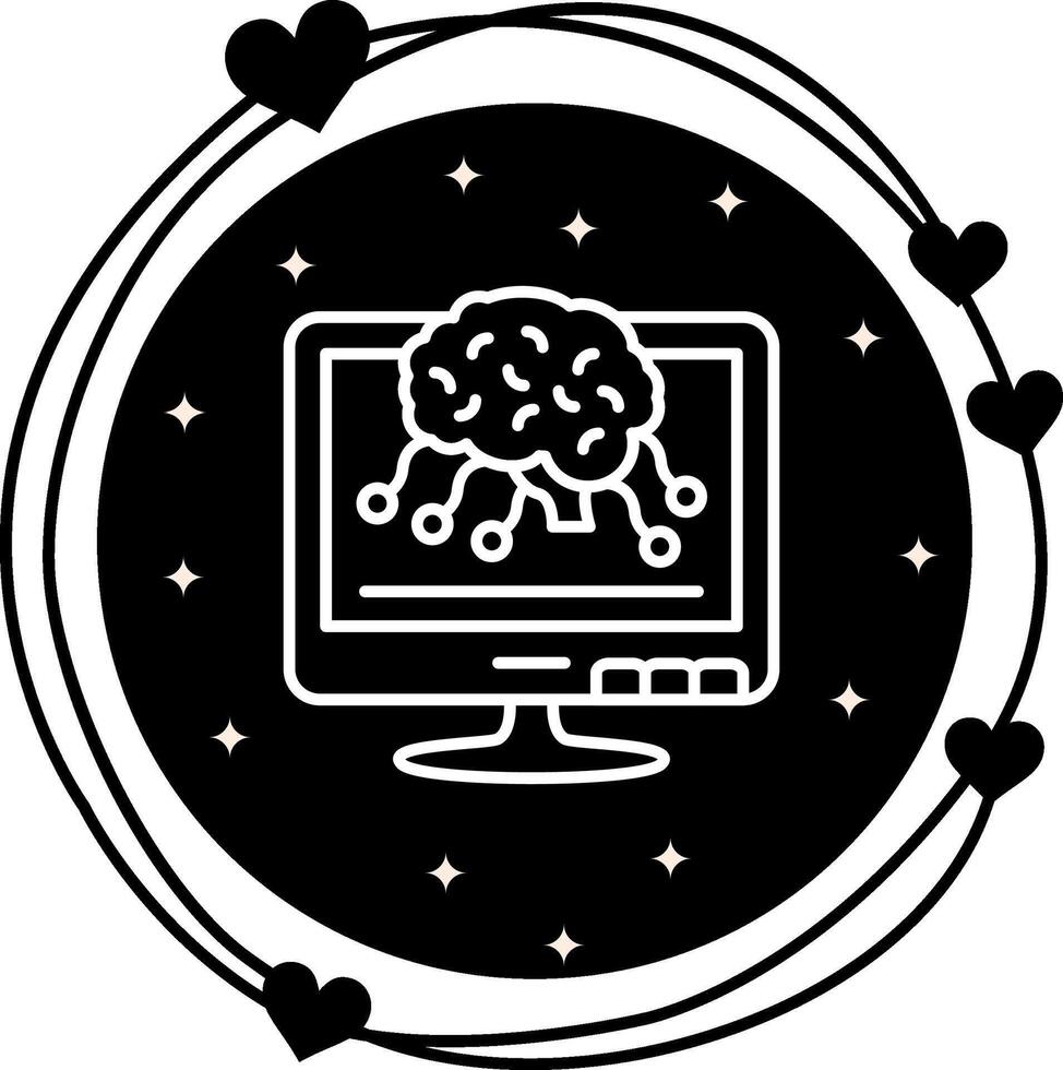 Artificial Intelligence Distinctive Graphic Object vector