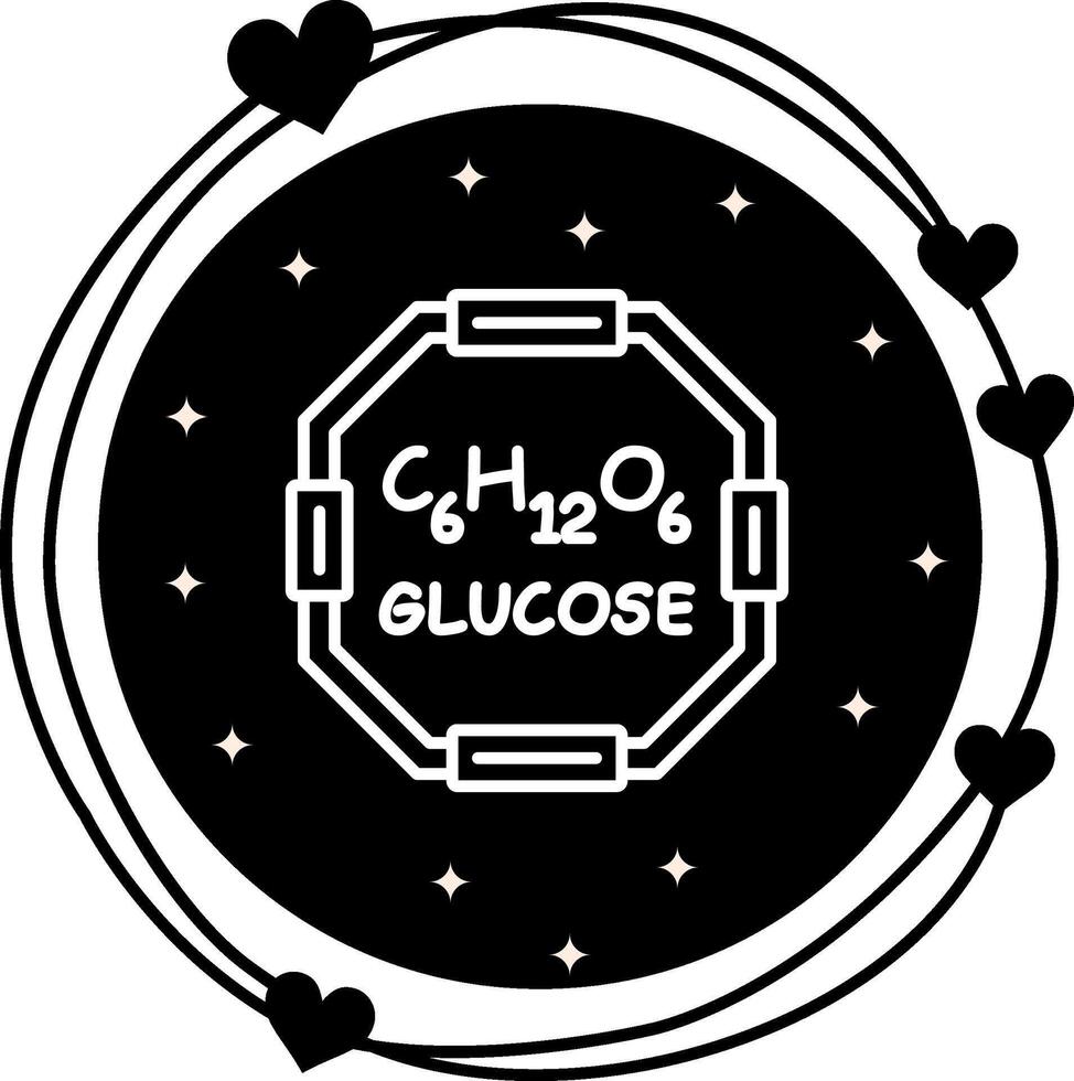 Glucose Minimal User Interface Design vector