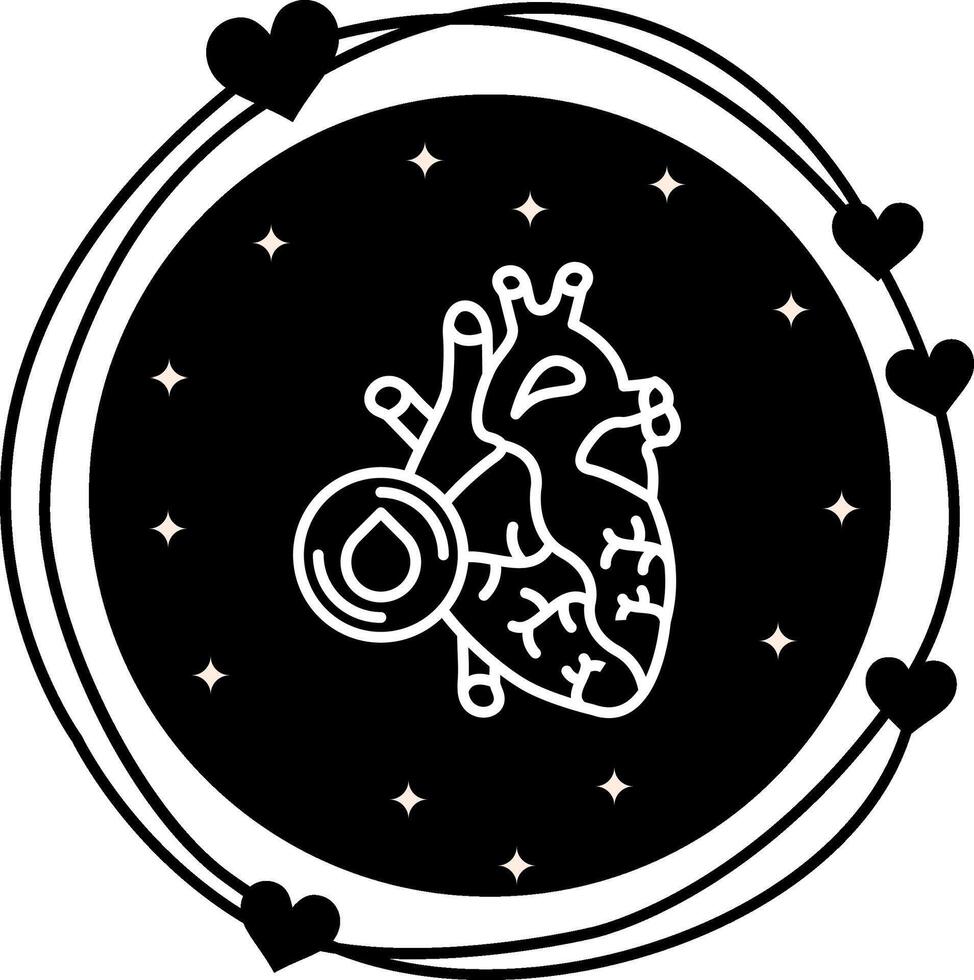 Cardiovascular System Clear Web Graphic Object vector