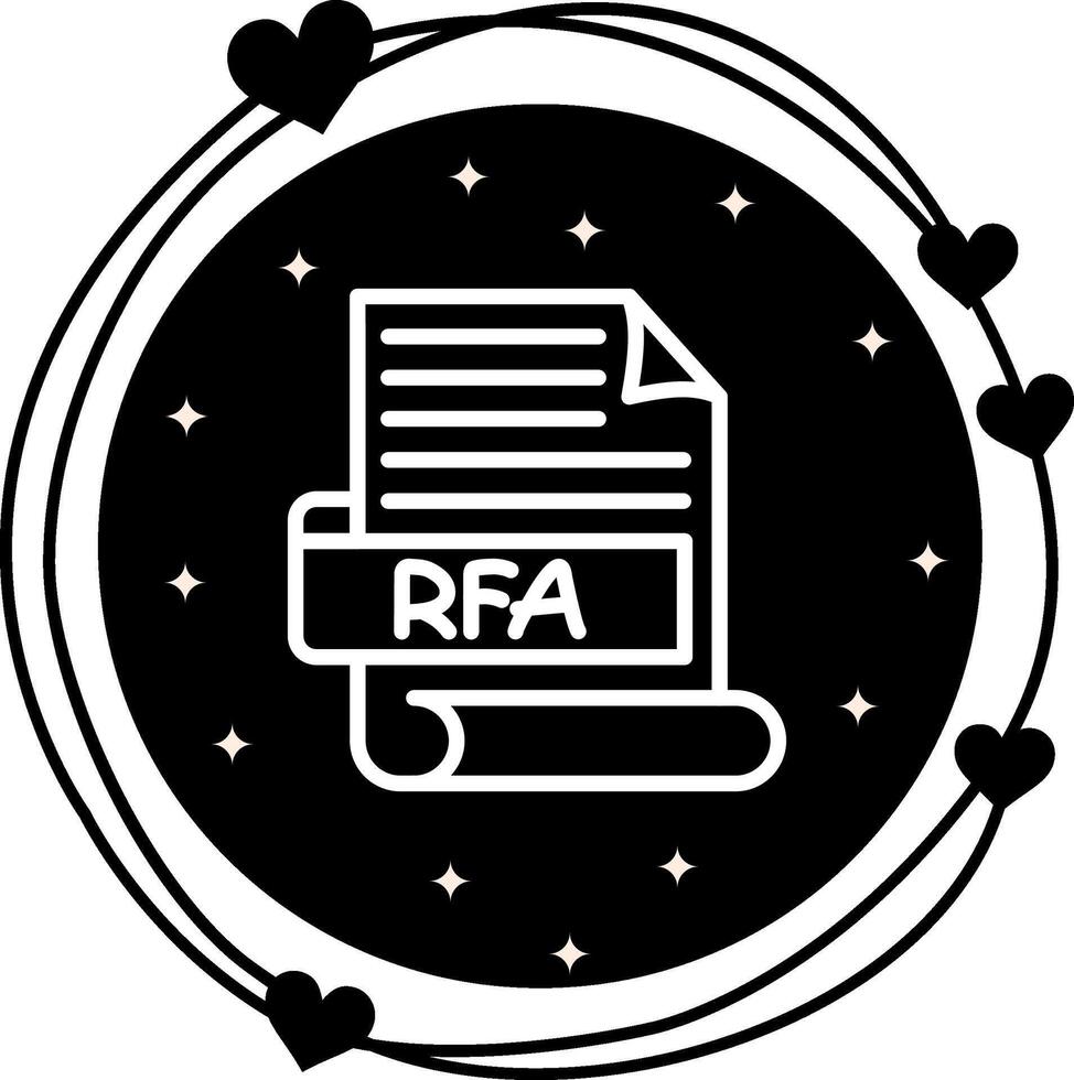 RFA Structured Digital Graphic Asset vector