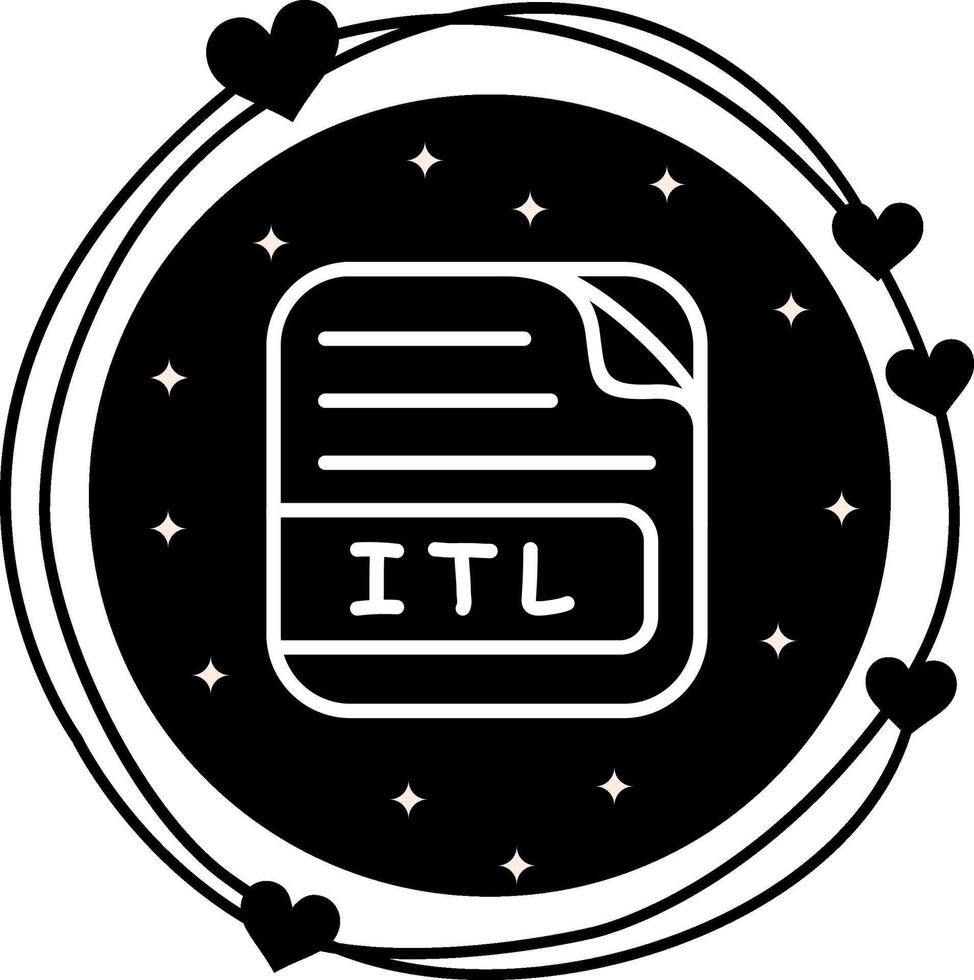 ITL File Minimal User Interface Design vector