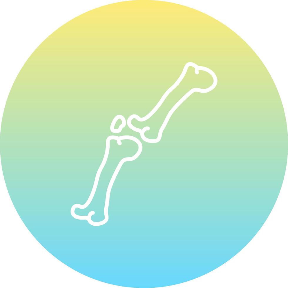 Knee Joint Sharp Creative Design Object vector