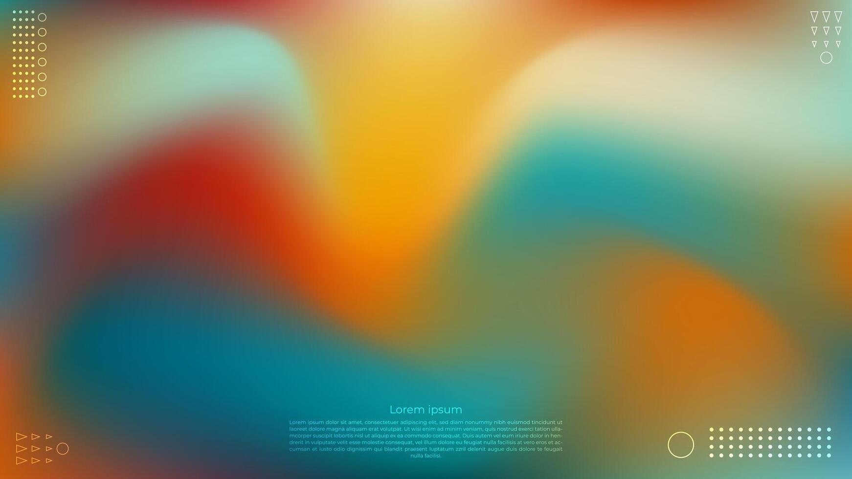 abstract colorful gradient background design vector