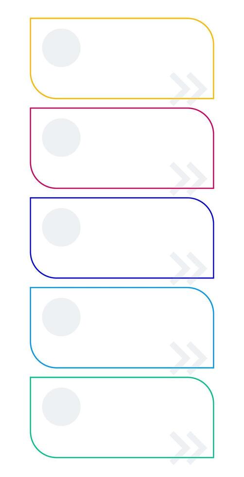 Digital solutions rectangular infographic template. Innovative technology. Data visualization with 5 steps. Empty process design. Editable blank options info graphics vector