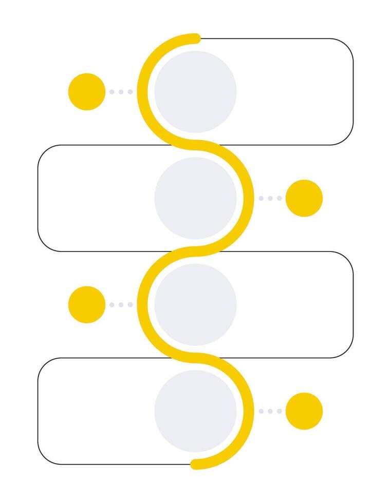 Agribusiness strategy vertical wave infographic template. Agricultural technology. Data visualization with 4 steps. Empty process design. Editable blank options info graphics vector