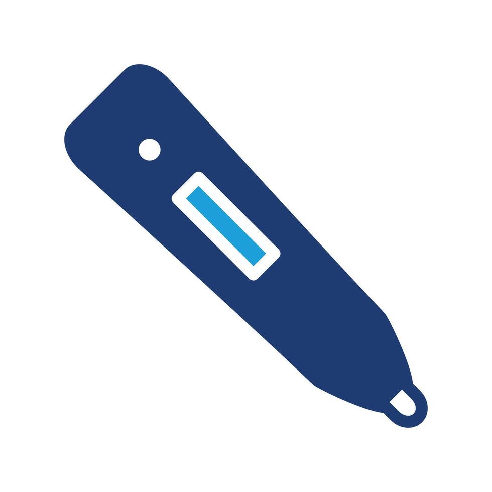 thermometer blue colored icon design good for web or mobile app vector