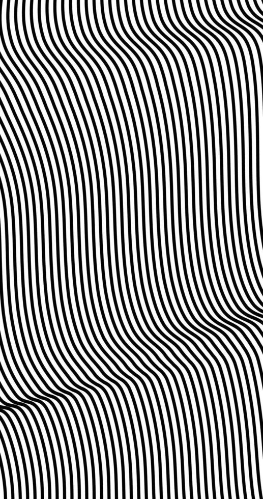 Curve squiggle lines on Abstract black and white background pattern vector