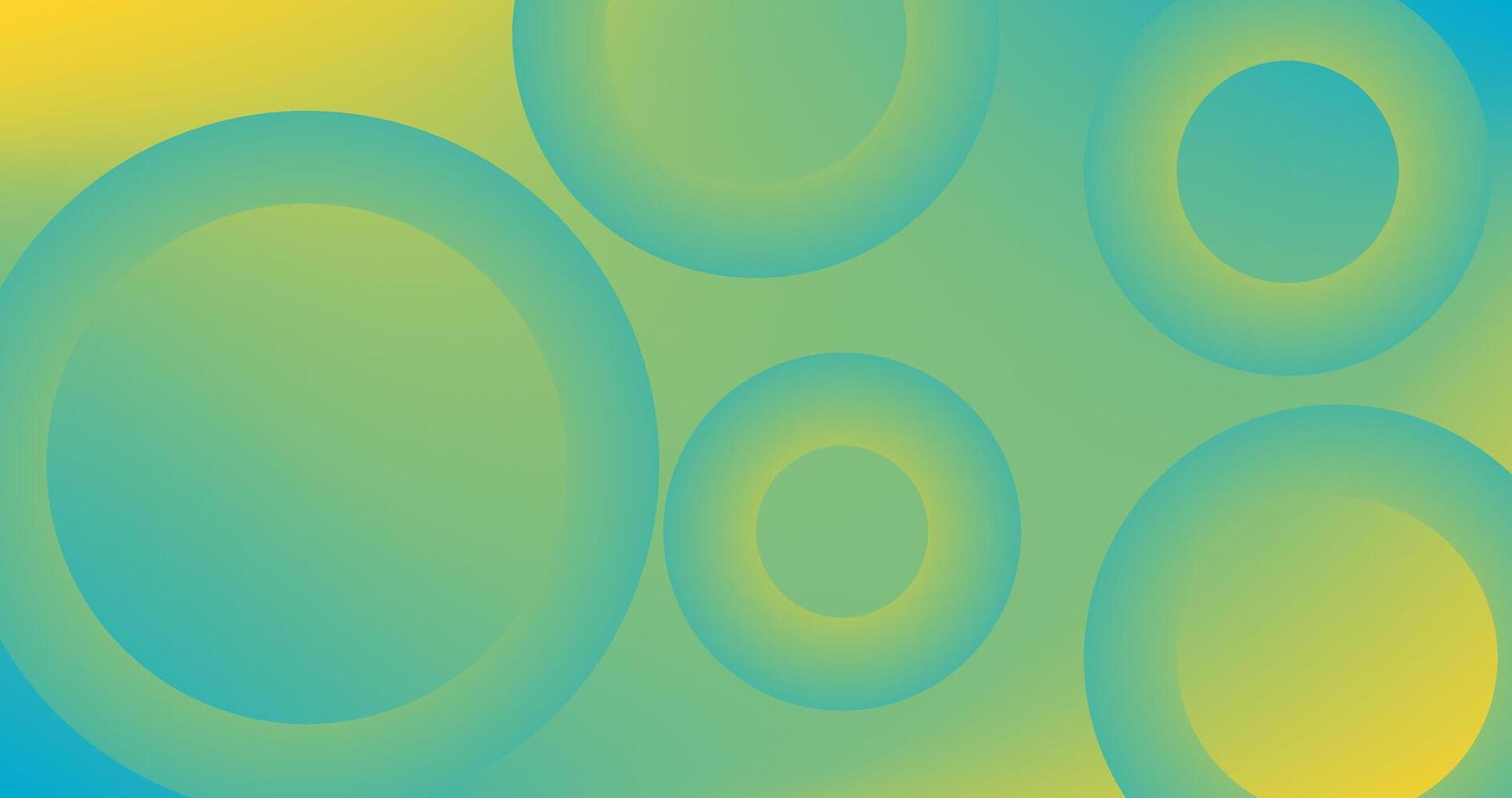 Green Gradient Abstract background with circles for wallpaper web page background web banners vector