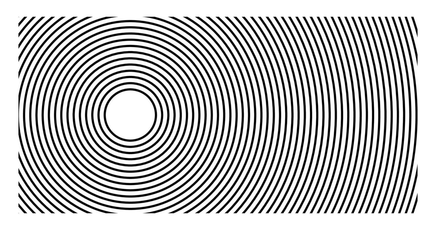 Circular concentric lines stripes element graphics Swirl Design vector