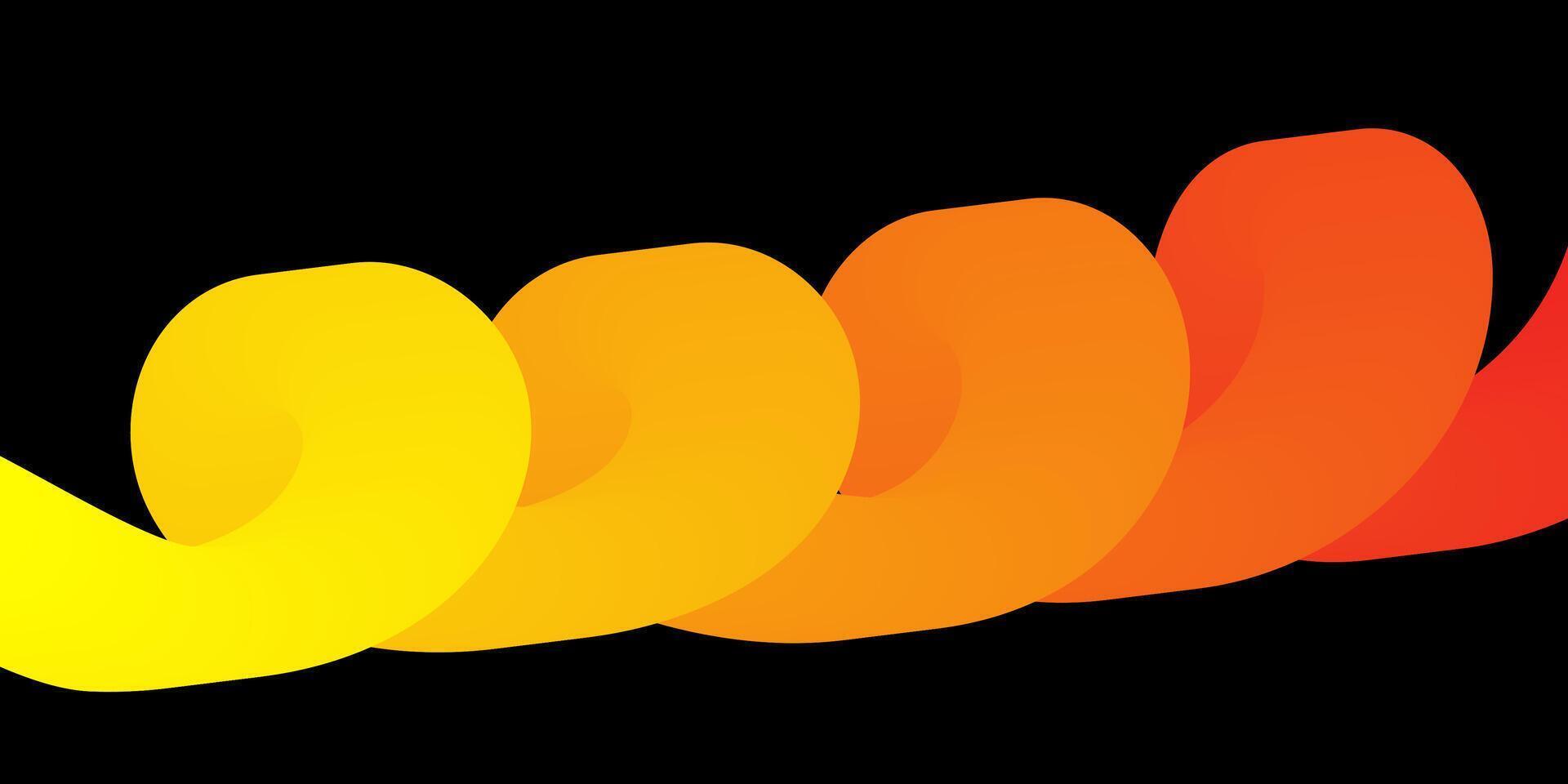 Abstract Flowing Ribbon of Color A Dynamic and Modern Design Element for Creative Projects vector