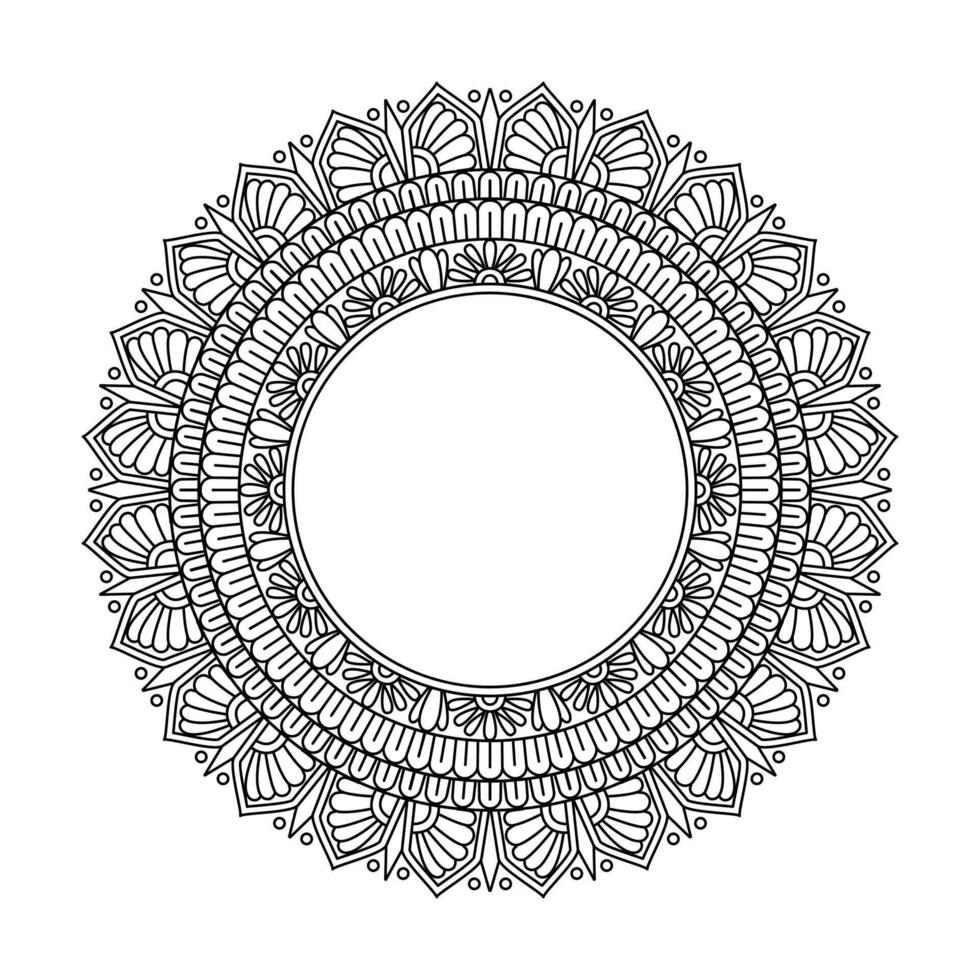 Petal Loop Pattern Full of Harmony vector