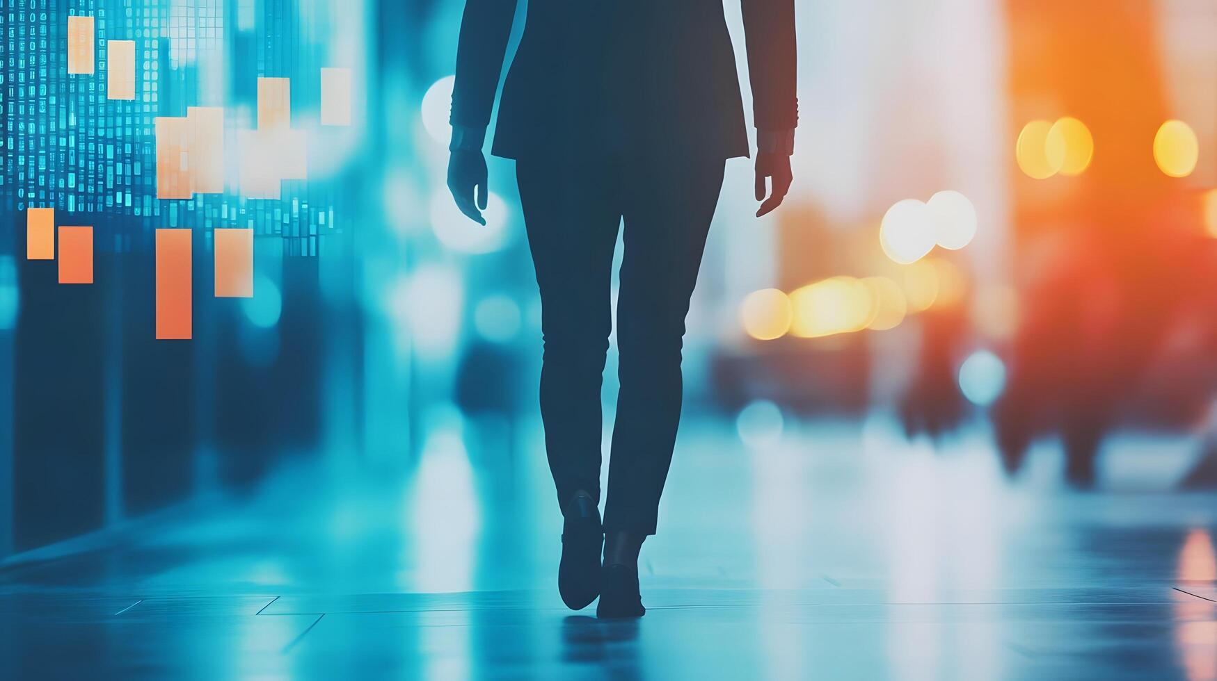 Professional Striding Through Productivity Data Visualization photo