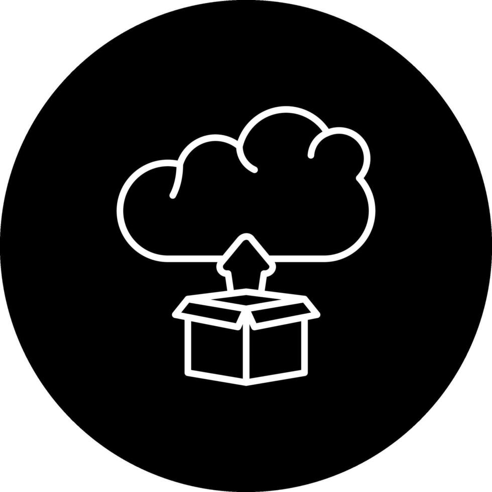 Cloud App Deployment Custom Flat Design Element vector