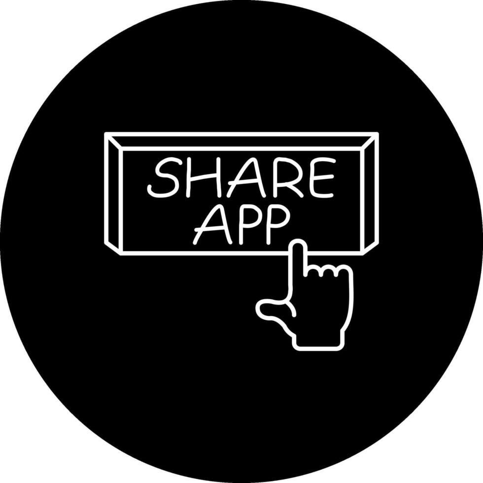 compartir aplicación dedo grifo botón profesional web gráfico símbolo vector