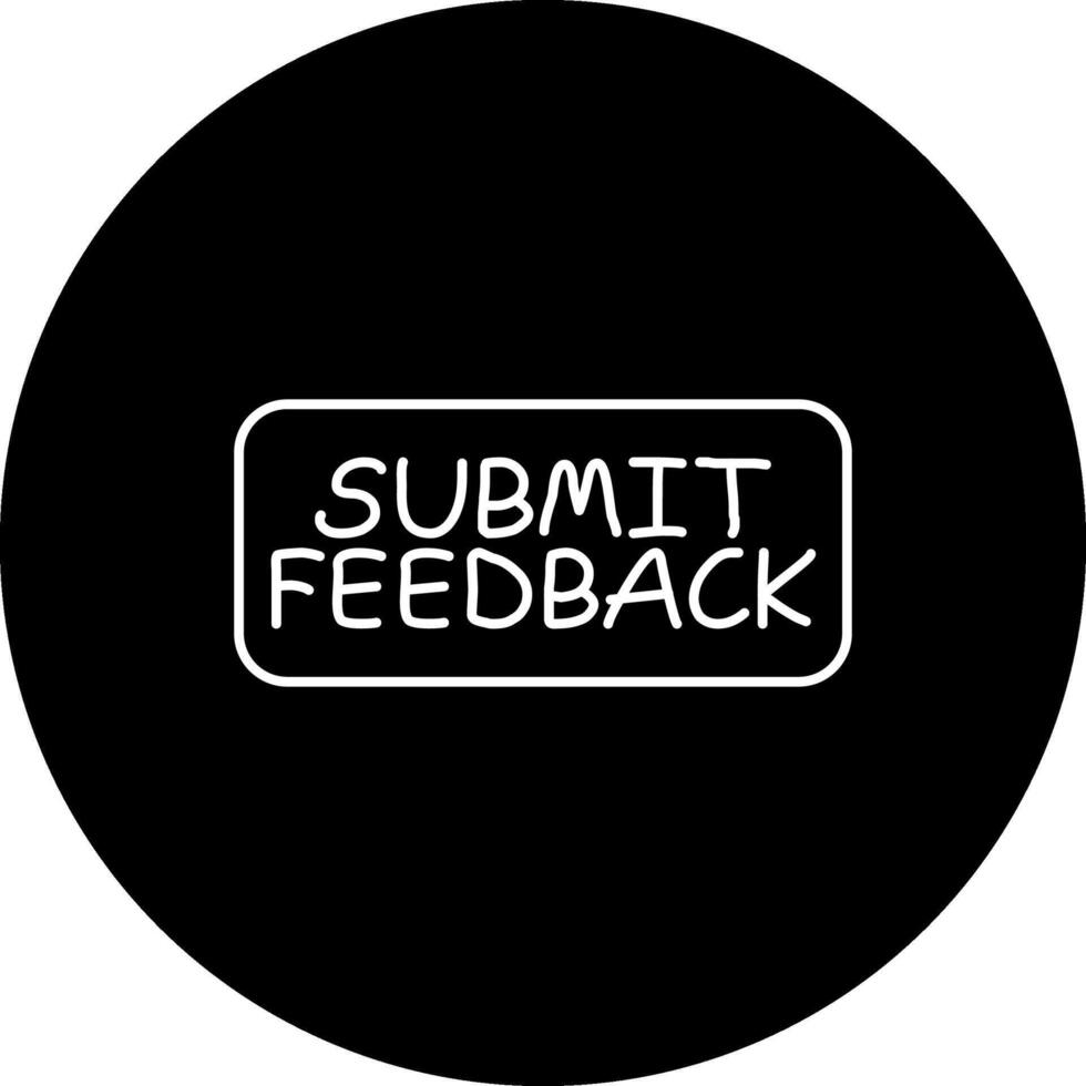 enviar realimentación Delgado botón pulcro móvil aplicación gráfico vector