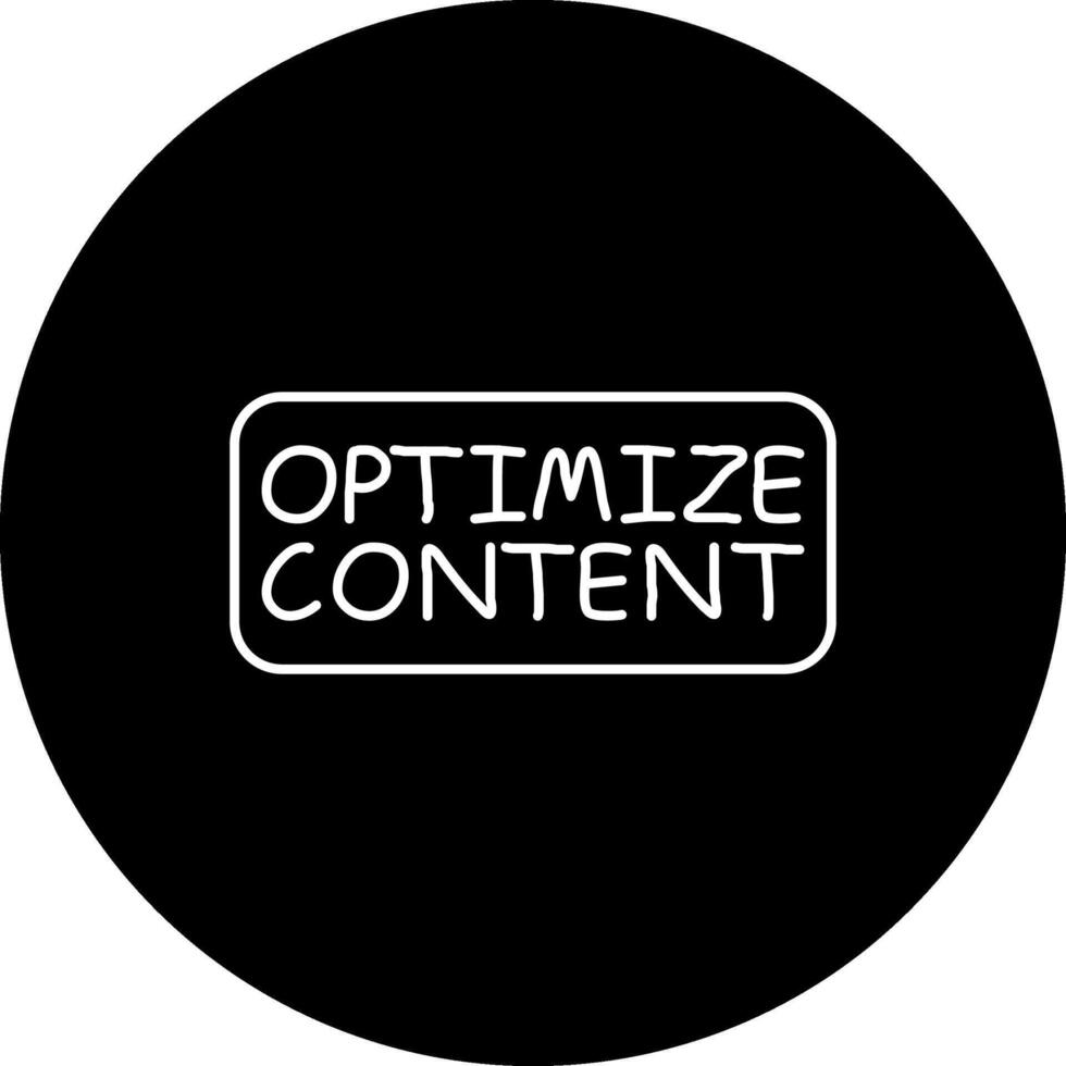 optimizar contenido Delgado botón distinto visual gráfico característica vector