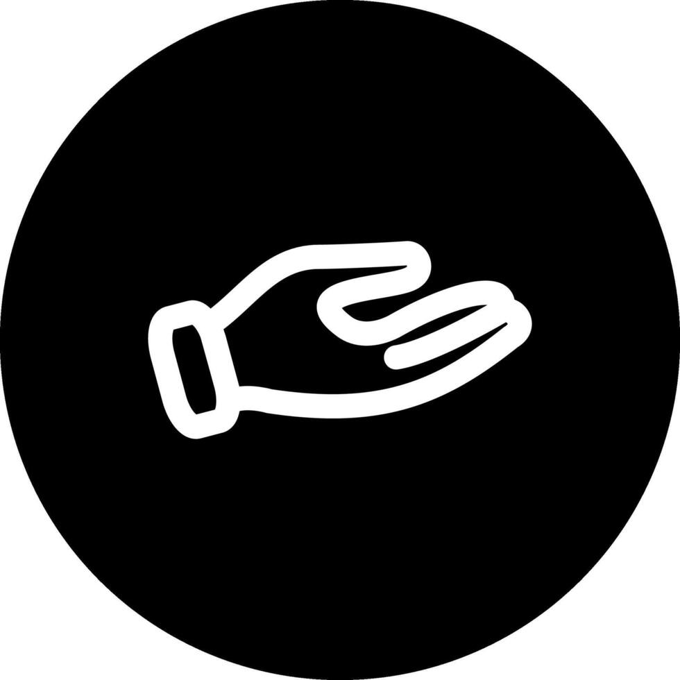 Giving Hand Unique Web Interface Form vector