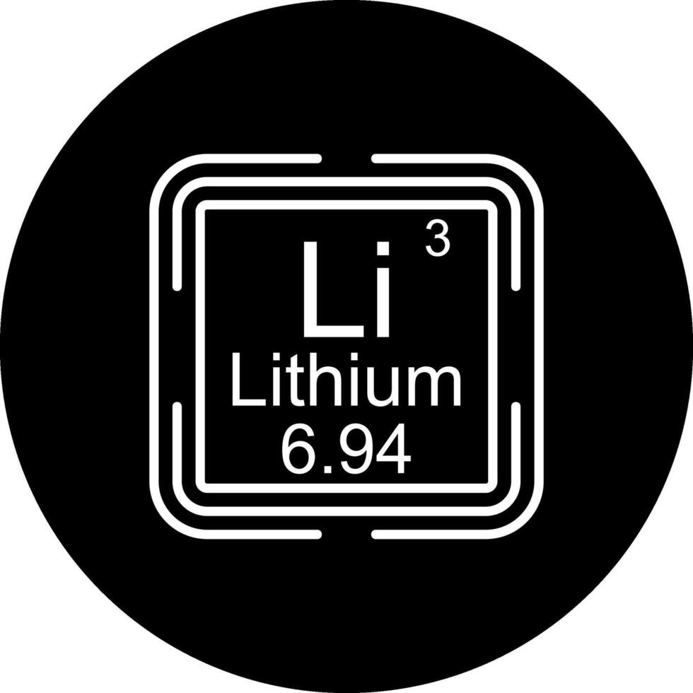 Lithium Square Consistent User Interface Mark vector