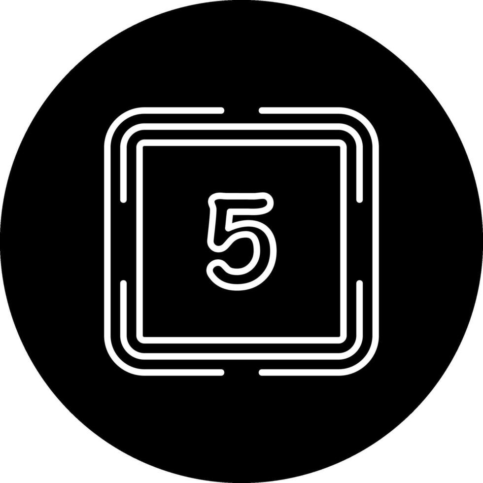 Counting Five Strong Branding Layout vector