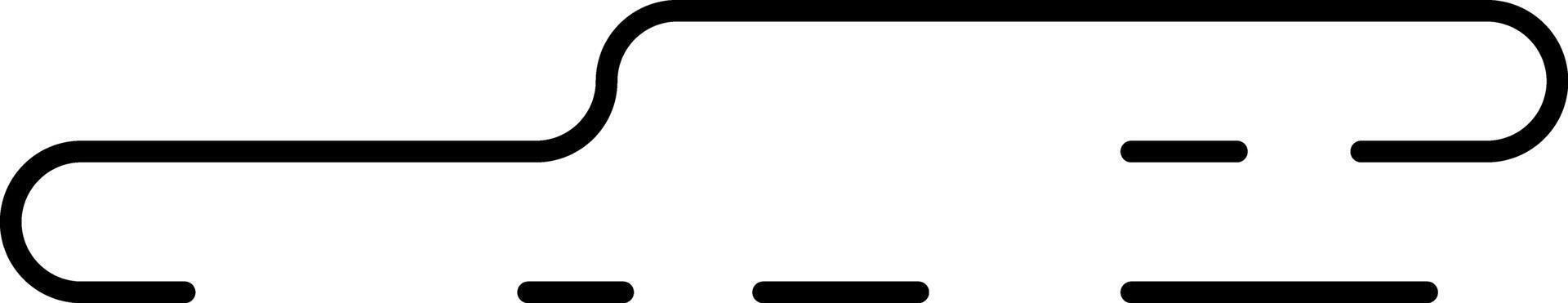 Race track circuit map line art minimal design vector