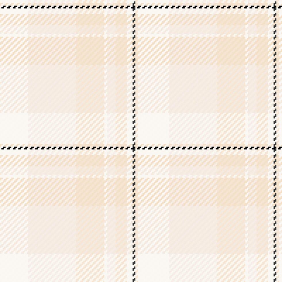 Installing tartan pattern plaid, pop textile texture. American fabric check background seamless in light and sea shell colors. vector