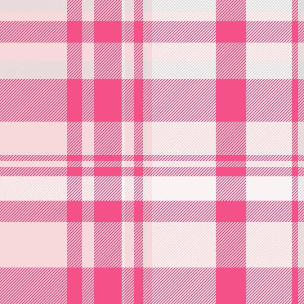 Patterned tartan check , swatch pattern seamless background. Irish textile texture fabric plaid in red and light colors. vector