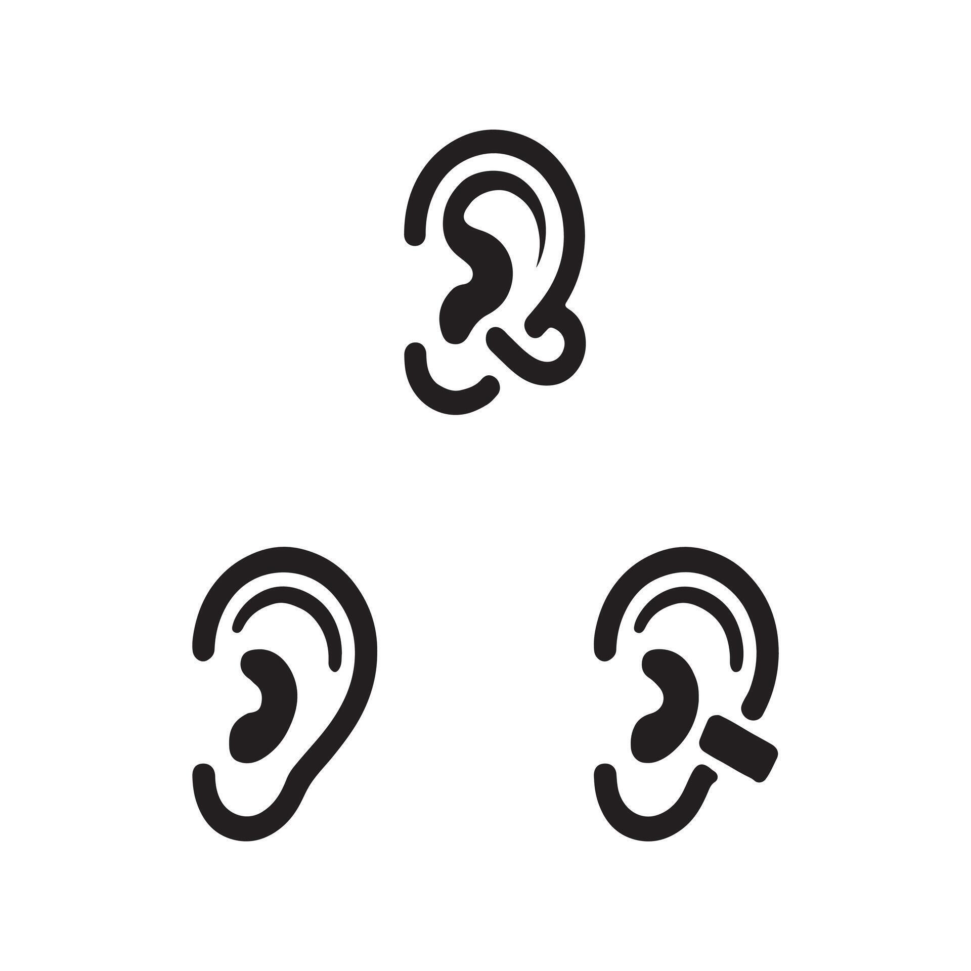Ear Cuff Solid Icons Pack 71866430 Vector Art at Vecteezy