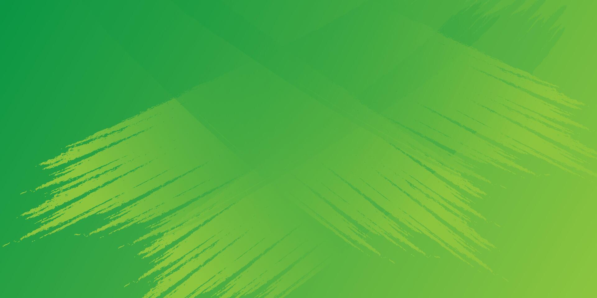 Abstract Green Brushstroke Texture with Gradient Effect Background. vector